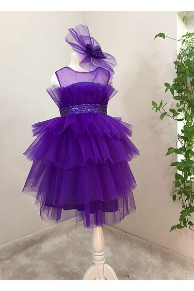 Melis Çocuk Girl's Evening Dress Dress Wedding Dress