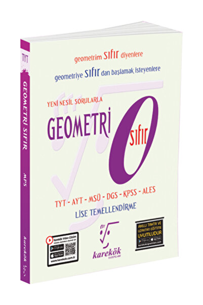 Kollektif Karekök Yeni Nesil Sorularla Geometri 0 Sıfır (Yeni Baskı)