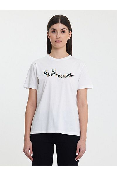 Ltb Dıfika Logo Print Floral T-Shirt012248037560890000