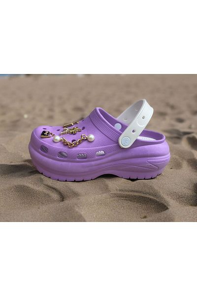 mohawk WOMEN CROSS STONE HIGH HEEL SEA, BEACH, GARDEN, DAILY SLIPPERS MHWKZN01