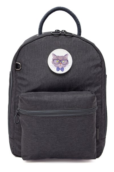 NEMO BAGS Waterproof Dark Gray Bondit Backpack - Round Illustration Sticker