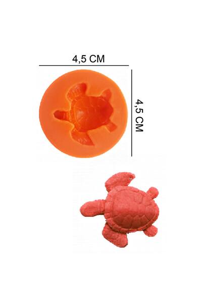 Butedo Caretta Kaplumbağa Silikon Şeker Hamuru, Sabun, Mum Kalıp