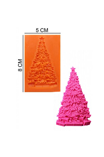 Butedo Çam Ağacı Silikon Şeker Hamuru, Sabun, Mum Kalıp