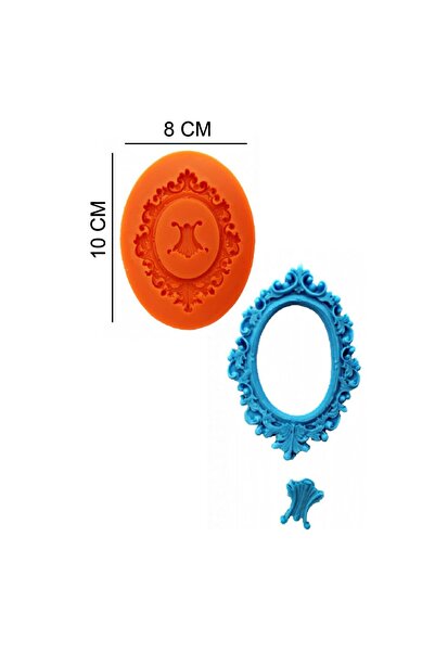 Butedo Çerçeve Silikon Şeker Hamuru, Sabun, Mum Kalıp