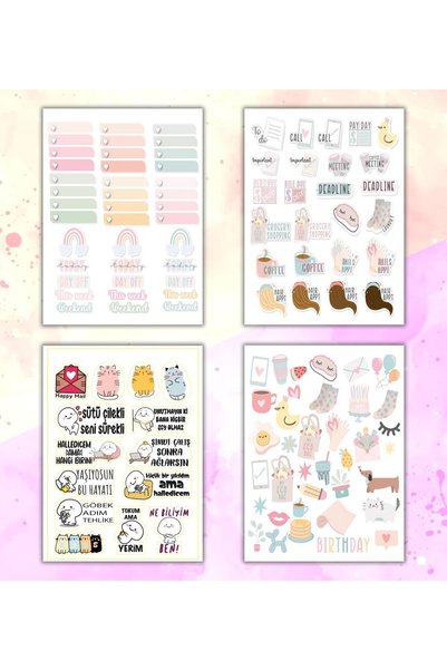 Çılgıntrend Girl Power My DIY Sticker Book 24 * 17 cm 16 pagini Design special Carte cu autocolante colorate