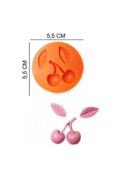 Butedo Kiraz Silikon Şeker Hamuru, Sabun, Mum Kalıp
