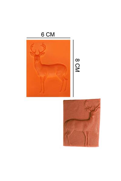 Butedo Geyik Silikon Şeker Hamuru, Sabun, Mum Kalıp