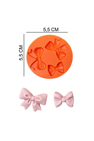 Butedo Fiyonk Kurdele Silikon Şeker Hamuru, Sabun, Mum Kalıp