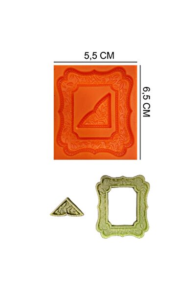 Butedo Çerçeve Silikon Şeker Hamuru, Sabun, Mum Kalıp