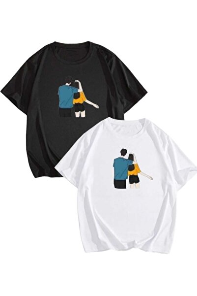 PERISENSE Unisex Femei Bărbați Design 8 Imprimate Combinație de cuplu de iubi...