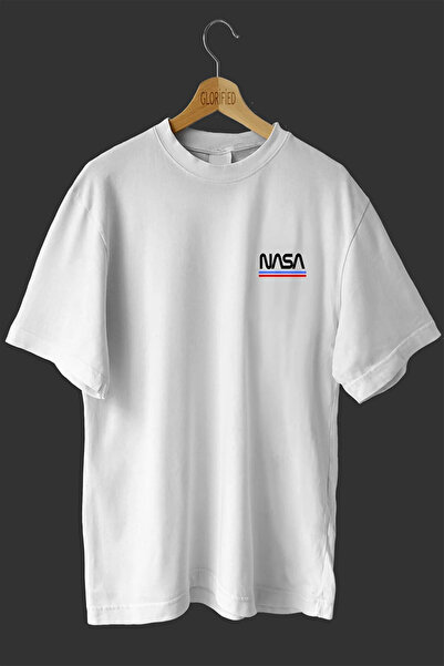 oneagılyazı Nasa Design Printed Oversize majica