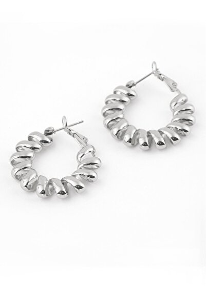 BY DİLEK ÇETİN ACCESSORY حلق حلزوني من الفولاذ