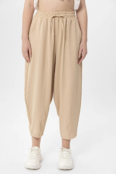 soi fashion Ayrobin Shalwar Trousers Stone