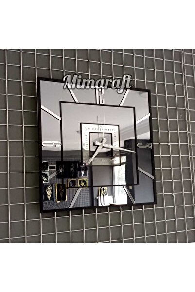 Mimaraft Gerçek Aynalı Duvar Saati  50 cm