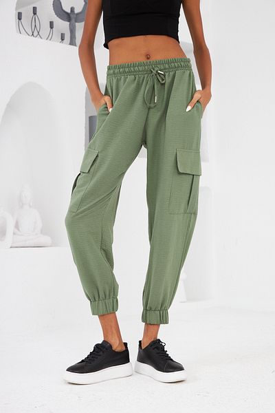 MİA NOURA PANT CARGO POCKET WOVEN FABRIC AYRIBON