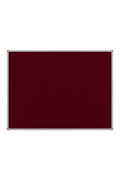 Panda 90X180 KUMAŞLI PANO BORDO RENK ALÜMİNYUM ÇERÇEVELİ