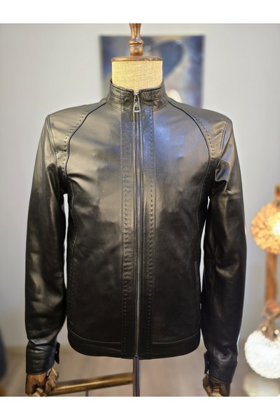 ALWAYS LEATHER ?? İNCE İŞÇİLİKLİ  Usta İşi Özel Dikim Hakiki KUZU Derisi