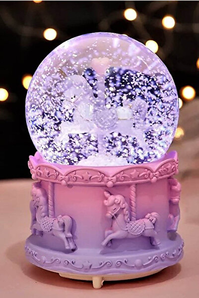 Genel Markalar Yeni Tip Bebek Unicorn Kar Küresi Sevgiliye Arkadaşa Hediyelik