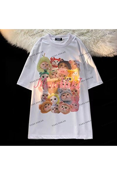 Adrift Tricou Y2K unisex Harajuka Anime Retro Kawai Kuromi Cod Rertr Tarzsoka...