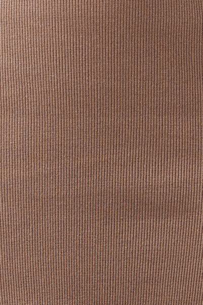 Edit by Trendyol Detailní pletené šaty Norkové s nízkým rukávem TEDSS24EL00022