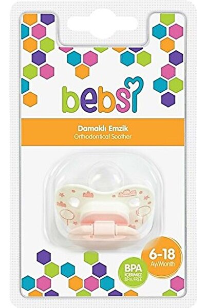 Bebsi 258 Desenli Damaklı No:2 6-18 Ay Emzik