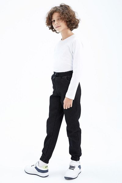 DeFacto Pantaloni Jogger Look Jeans Băieți Z1626a622wn