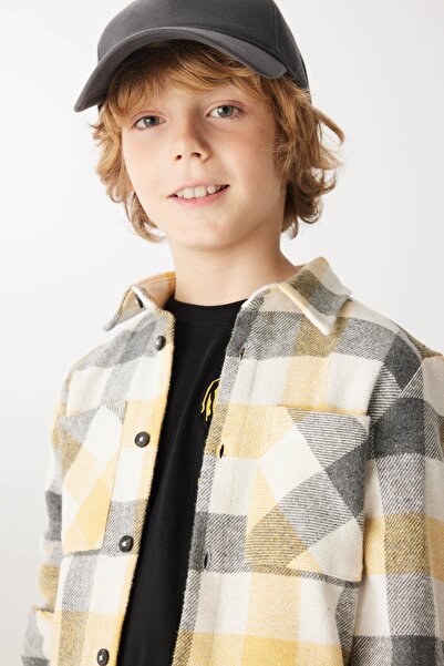 DeFacto Boy's Long Sleeve Flannel Shirt Z1006a623sp