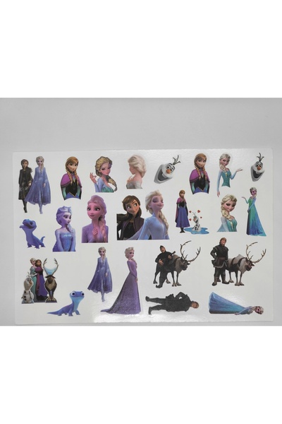 Kumik Elsa , Anna, Hans, Kristoff, Olaf, Frozen Geçici Dövme