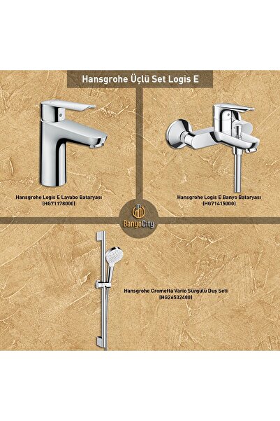 Hansgrohe Logis E 3'lü Set