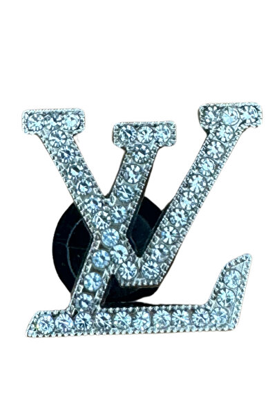 Crocs Metal Taşlı Terlik Süsü louisvuitton 1-Metal Taşlı jibbitz-Metal Taşlı Charm-metal terlik süsü