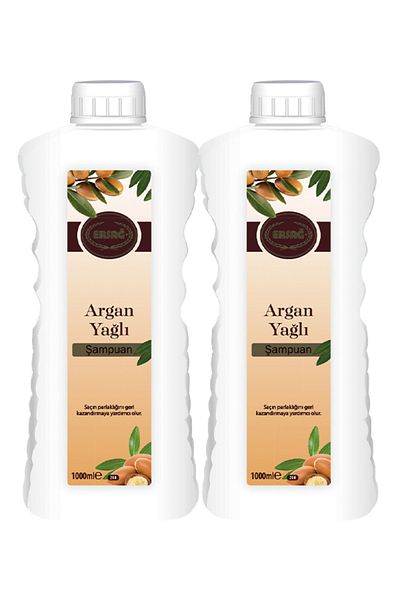 Ersağ Argan Oil Shampoo 1000ml X 2 Pcs