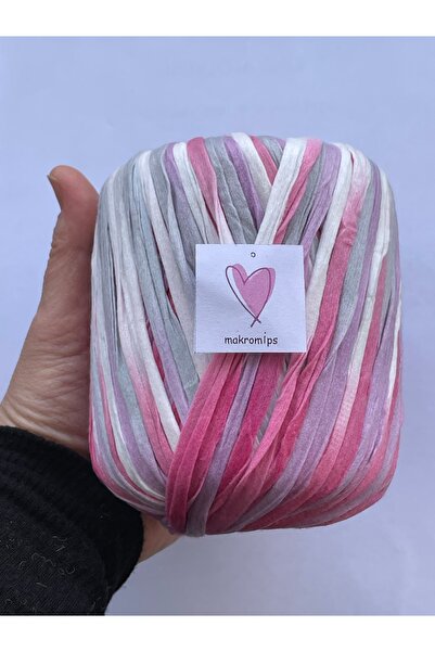 Makromİps PREMİUM MİX SOFT RAFFİA İP 50 gr 65 m YUMUŞAK MULTİ ÇOK RENKLİ DOĞAL EBRULİ RAFYA ÇANTA İPİ KAĞIT