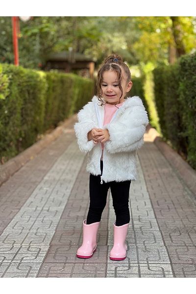 Ares Kids Fashion Унисекс кожено палто