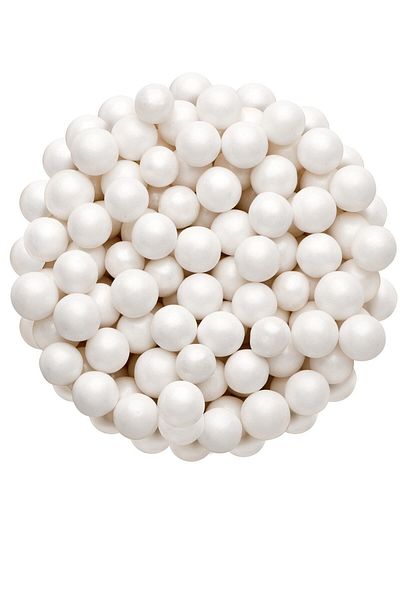 hediyehobihersey White Dragee Sugar - 10 Mm, 100 Gr Cake Decoration