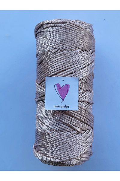 Makromİps PREMIUM POLYESTER MACROME STRING 1stQUALITY (3 mm 250 gr 180 meters) SUPLA BAG HOBBY HAND KNITTED SOFT