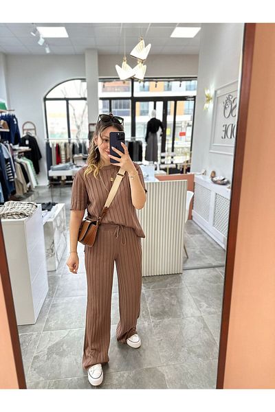 Flow Ribbed Knitwear Set