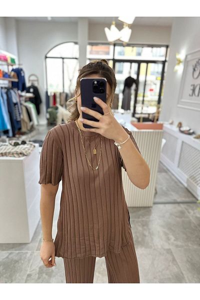 Flow Ribbed Knitwear Set