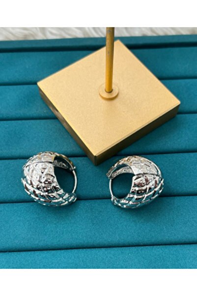 Çelik Silver Küpe