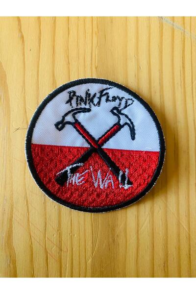 icase رقعة مطرزة بشعار بينك فلويد (8 × 8 سم) قابلة للخياطة