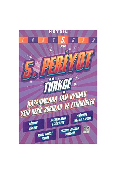 Netbil Yayınları 5.sınıf Periyot Türkçe Etkinlikli Soru Bankası - 2023 Geçmiş...