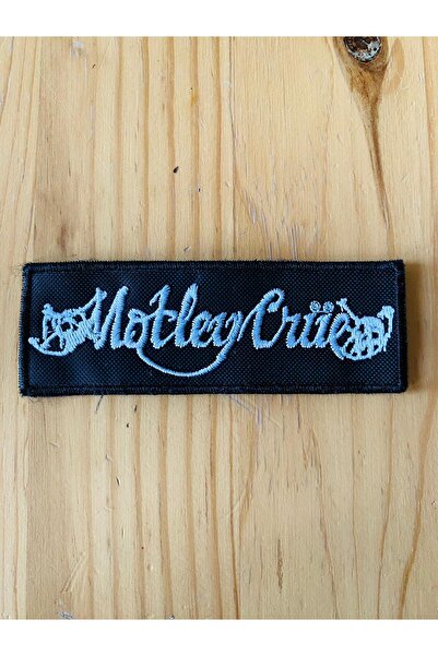 icase Mötley Crüe Logo Patch Patch Arma (3X9 CM) Sewable
