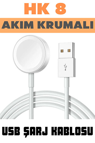 OBRAX Akılı Saat Şarj Kablosu Wireless Usb Şarj Kablosu