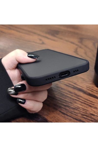 Merwish غطاء حماية شفاف من مادة Hux TPU متوافق مع هاتف Apple iPhone 15 باللون الأسود