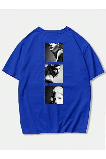 Deocept See You Printed Oversize Men's T-shirt Casual Boyfirend