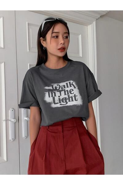 Deocept Фума Walk In The Light надрукована Oversize футболка