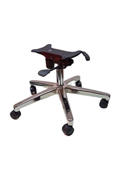 KamusalMarket Makam Koltuğu Yıldız Ayağı Büyük Tekerli Çift Kol Mekanizmalı