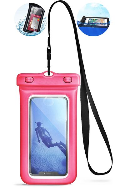 Boldy Waterproof Phone Case Anti-Sinking with Balloons Protective Phone Case Waterproof Phone Case Underwater