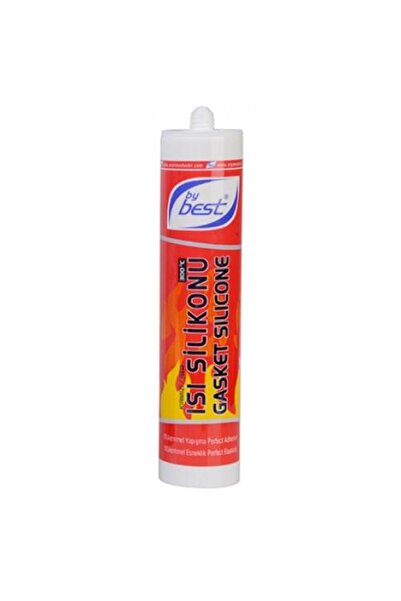 Best By Best Yüksek Isı Silikonu 310 ml Kırmızı Isıya Dayanıklı