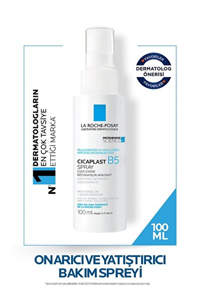 La Roche Posay CICAPLAST BAUME B5 ONARICI BAKIM SPREYİ Cilt bariyeri onarıcı yüz ve vücut bakım spreyi-100 ML