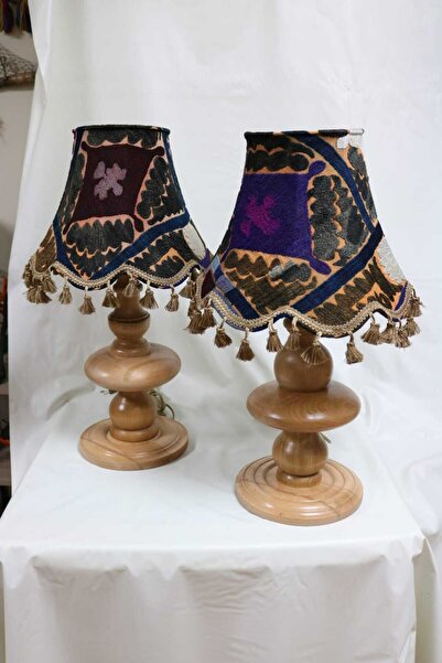 Luluzhome Luluz Gürgen Ayaklı Abajur